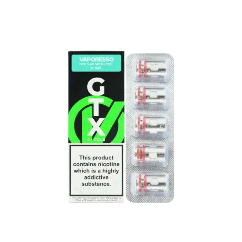 Vaporesso GTX Coils 0.8 Ohm Mesh Coil Resistence