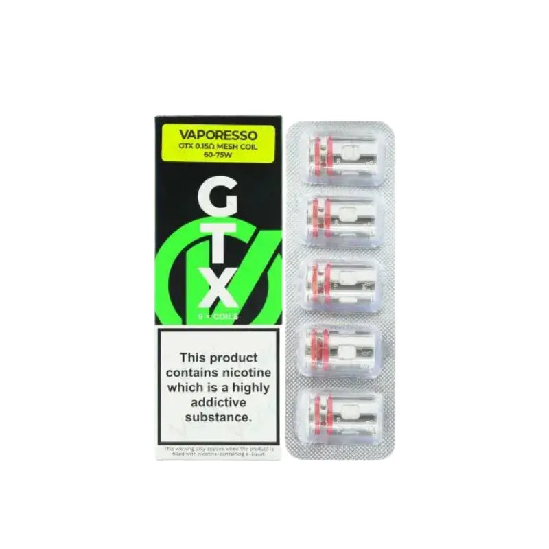Vaporesso GTX Coils 0.15 Ohm Mesh Coil Resistence
