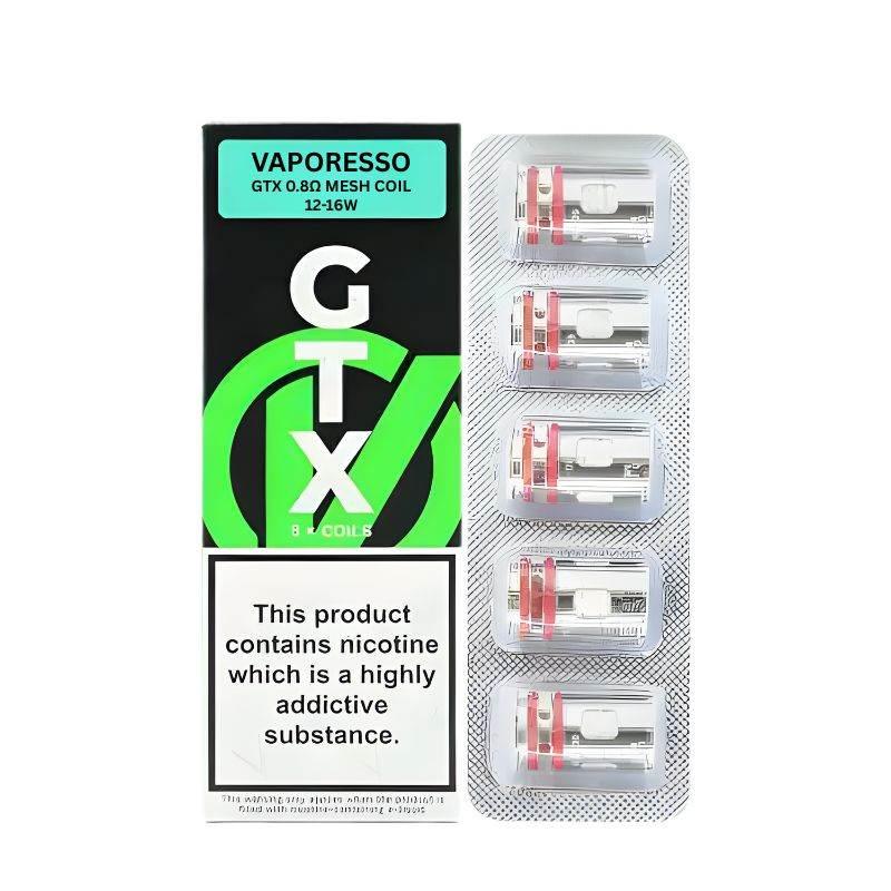 Vaporesso GTX Vape Pods 0.8 Ohm 