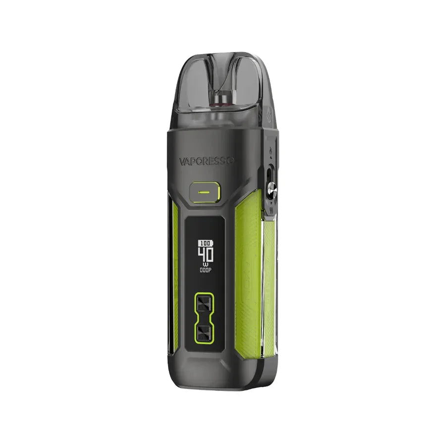 Vaporesso Luxe X Pro Refill Pod Kit Gunmetal Lime Colour