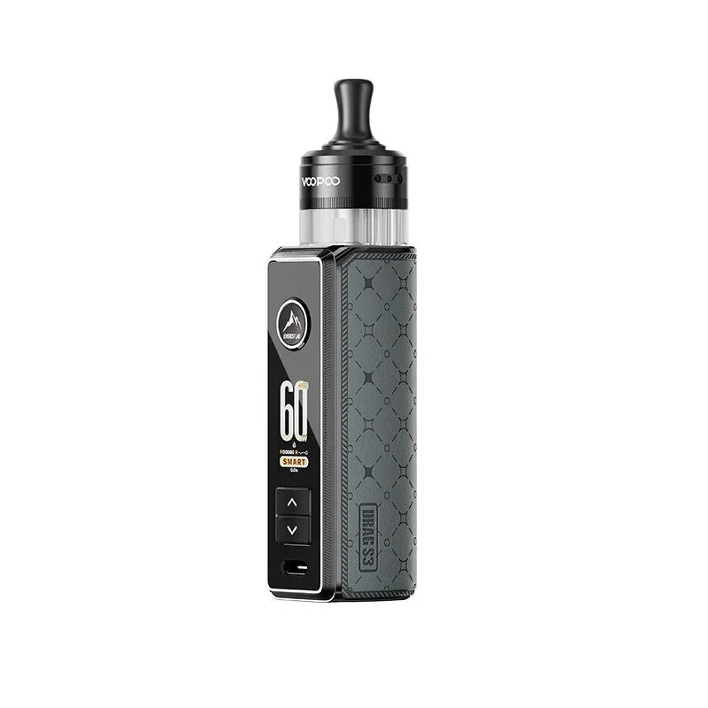 Voopoo Drag S3 Pod Kit Metal Grey Colour