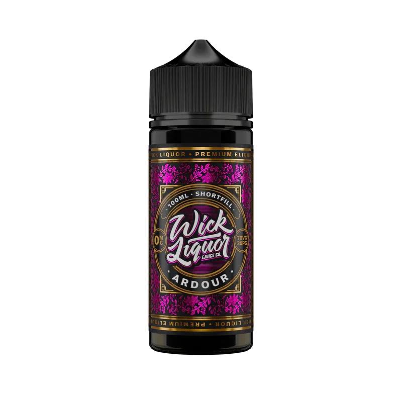 Wick Liquor 80/20 VG/PG Shortfill E-liquid Ardour Flavour