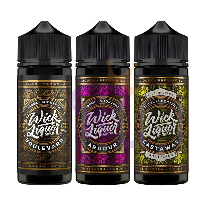 Wick Liquor 80/20 VG/PG Shortfill E-liquid