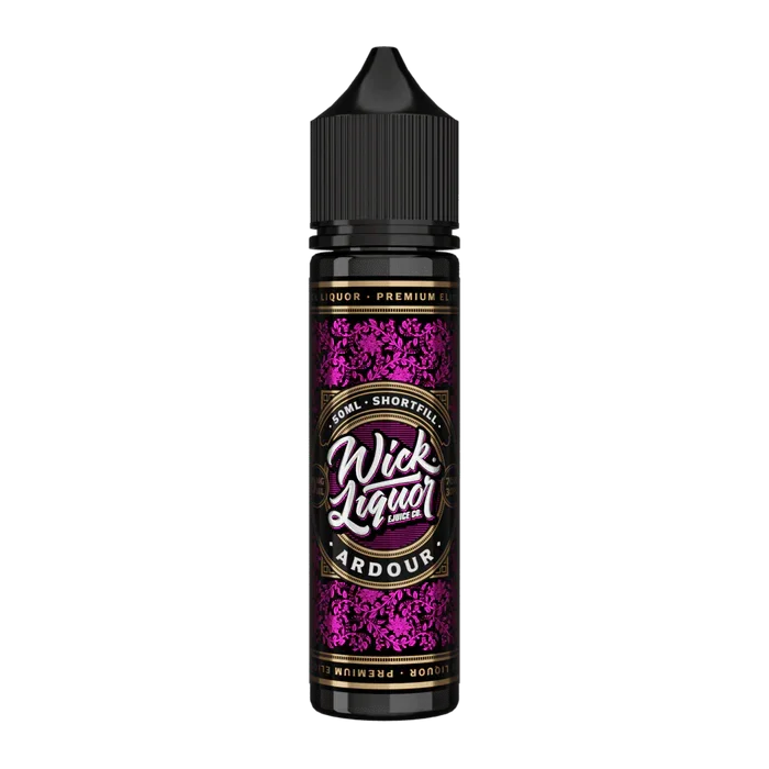 Wick Liquor 50ML Shortfill Vape Liquid Ardour Flavour