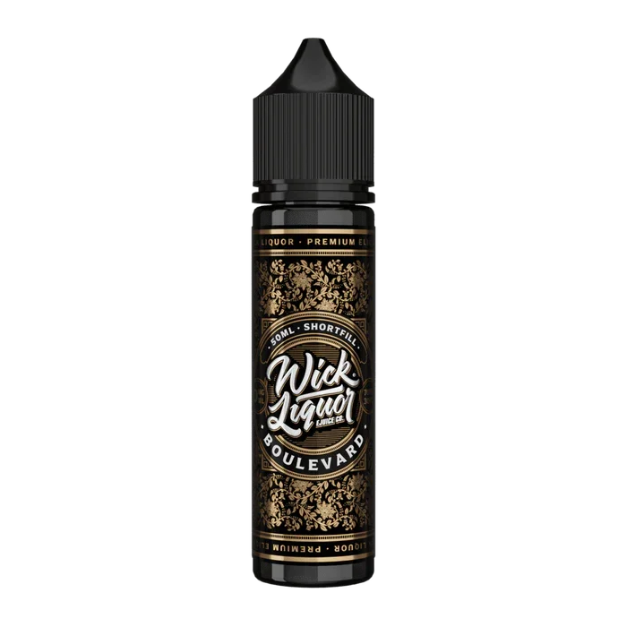 Wick Liquor 50ML Shortfill Vape Liquid Boulevard Flavour