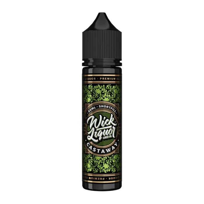 Wick Liquor 50ML Shortfill Vape Liquid Castaway Flavour