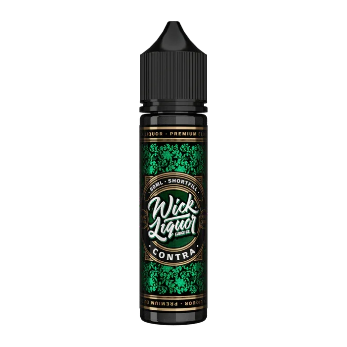 Wick Liquor 50ML Shortfill Vape Liquid Contra Flavour