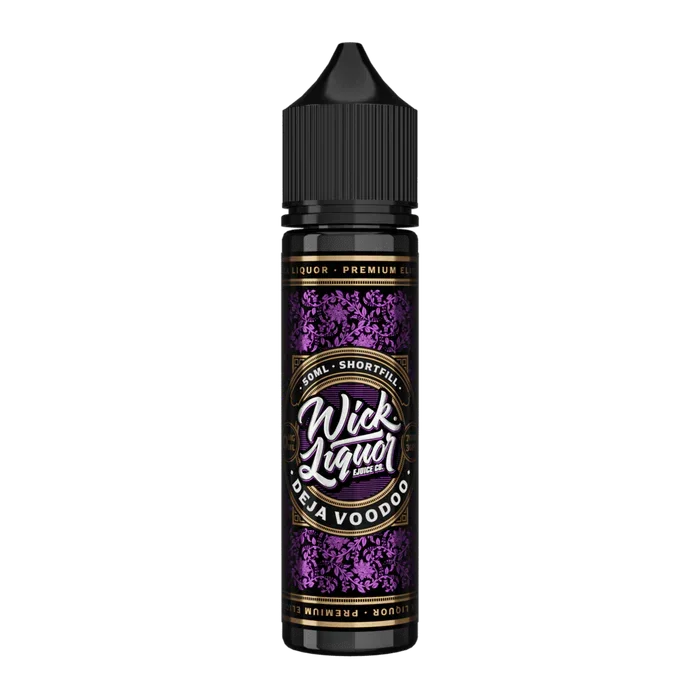 Wick Liquor 50ML Shortfill Vape Liquid Deja Voodoo Flavour