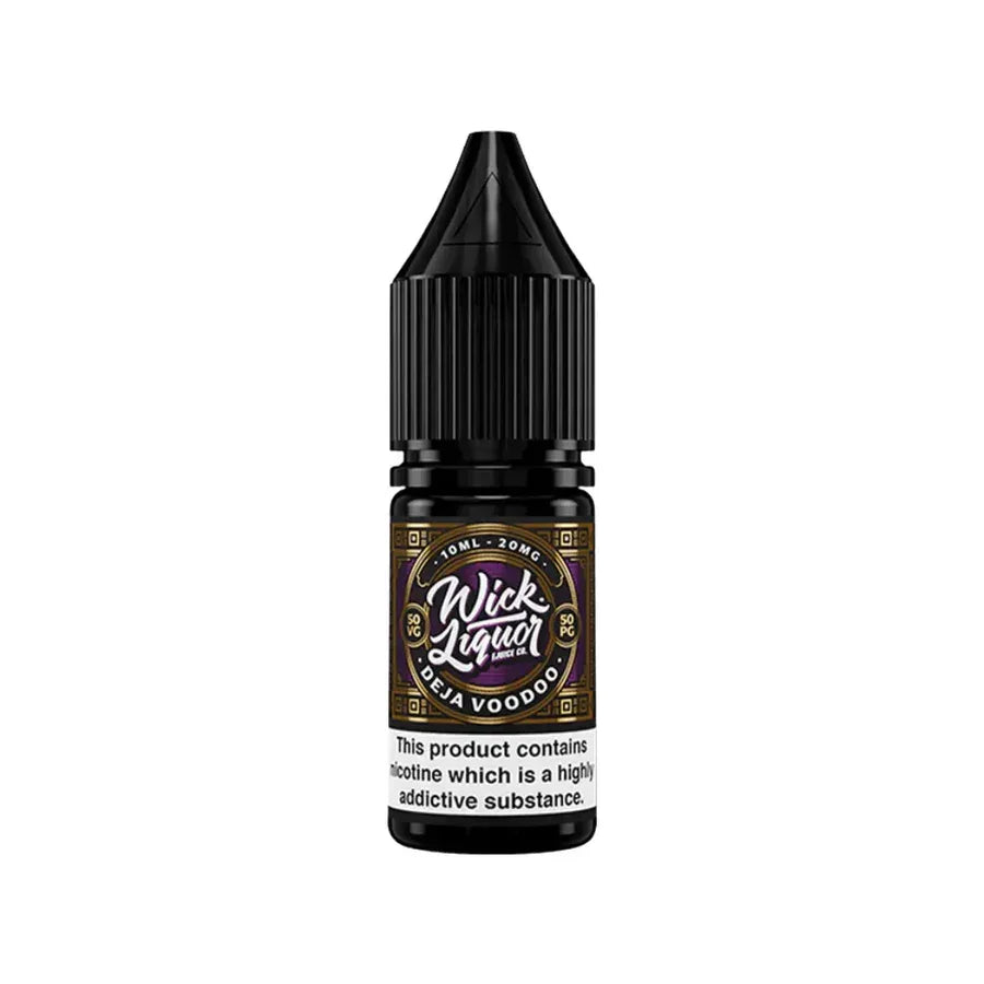 Wick Liquor Nicotine Salt Vape Juice Deja Voodoo Flavour