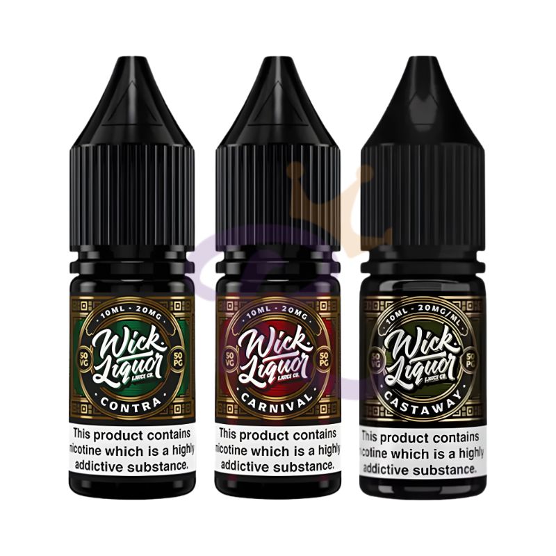 Wick Liquor Nic Salts  E-Liquid